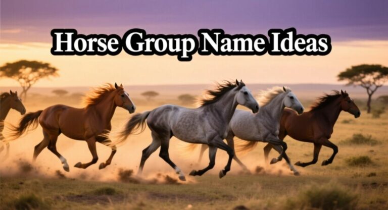 500+ Best Horse Group Name Ideas: Unique Horse Racing Team Names That Must Impress