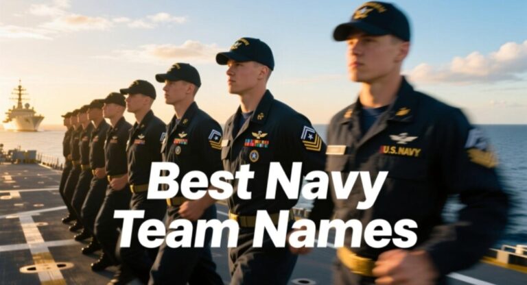 Best Navy Team Names: Unique, Funny, Powerful, and Navy Blue Ideas