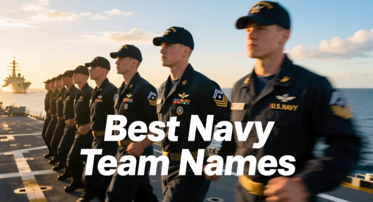 Best Navy Team Names: Unique, Funny, Powerful, and Navy Blue Ideas