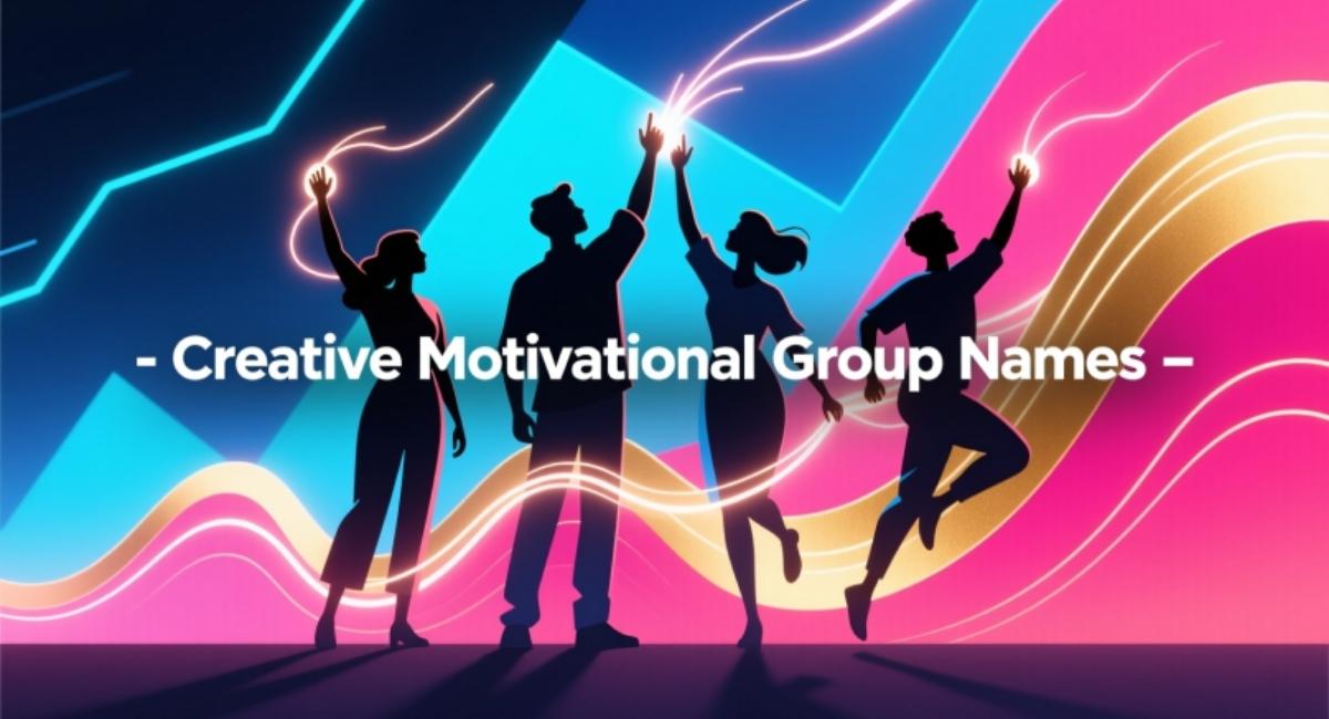 Creative Motivational Group Names for Teams, Students, Sports, and Workplaces