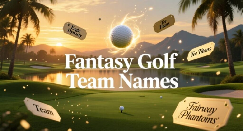 Fantasy Golf Team Names