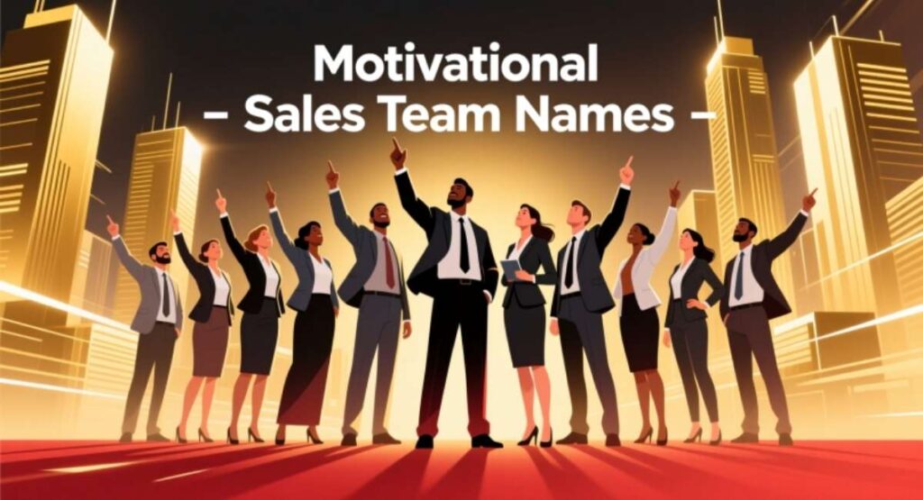 Motivational Sales Team Names