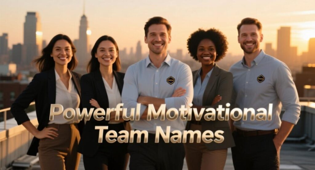 Powerful Motivational Team Names