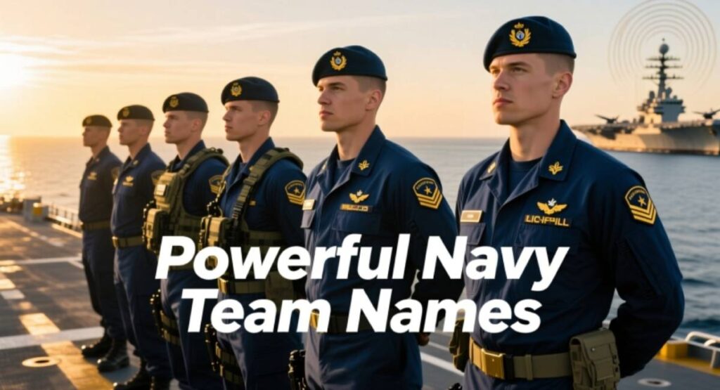 Powerful Navy Team Names