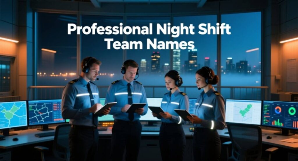 Professional Night Shift Team Names