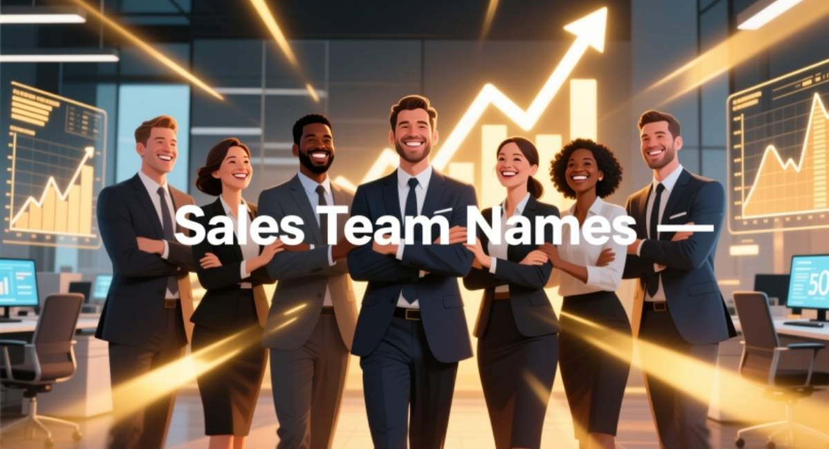 Top 300+ Sales Team Names for Motivation, Success, and Winning Performance