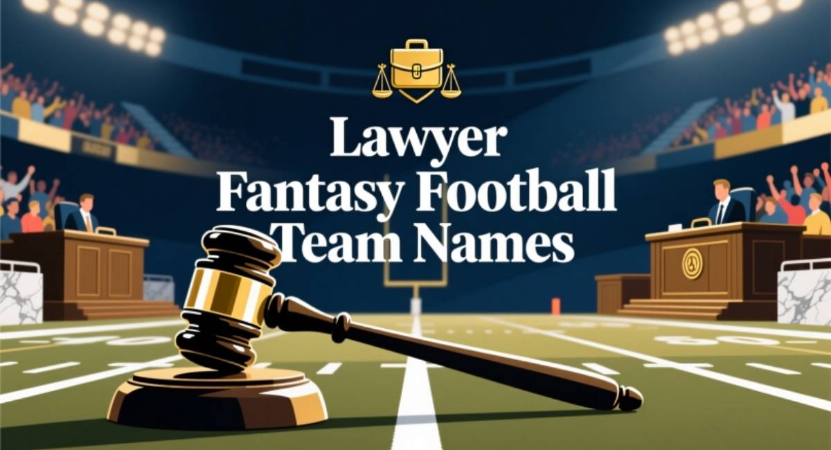 400+ Lawyer Fantasy Football Team Names: Clever, Funny & Unique Ideas