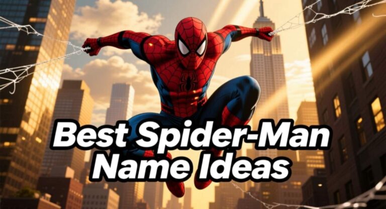 500+ Best Spider-Man Name Ideas | Unique, Cool & Funny Nicknames