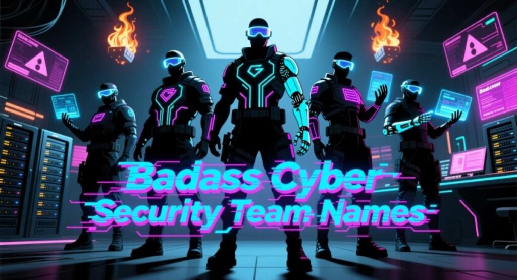Badass Cyber Security Team Names