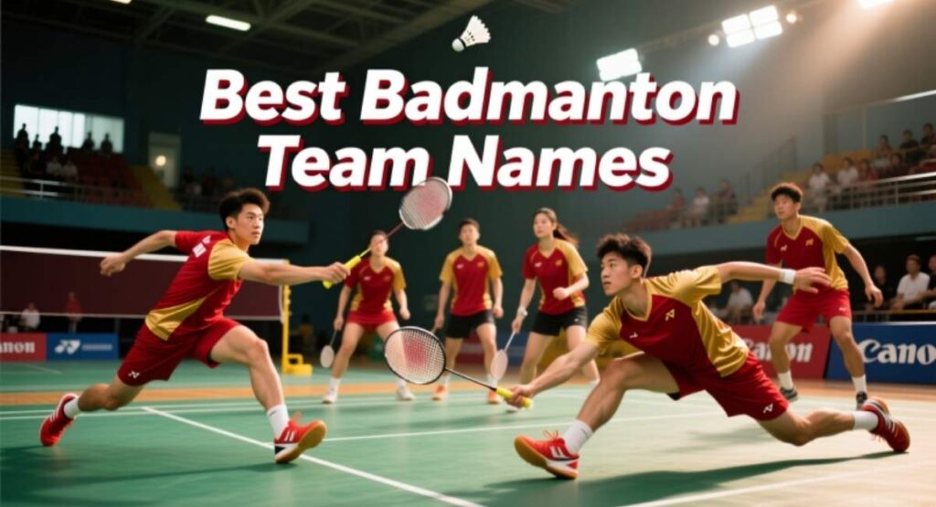 Best Badminton Team Names