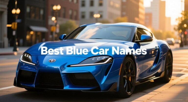 Best Blue Car Names: Unique, Cute, Cool & Powerful Options