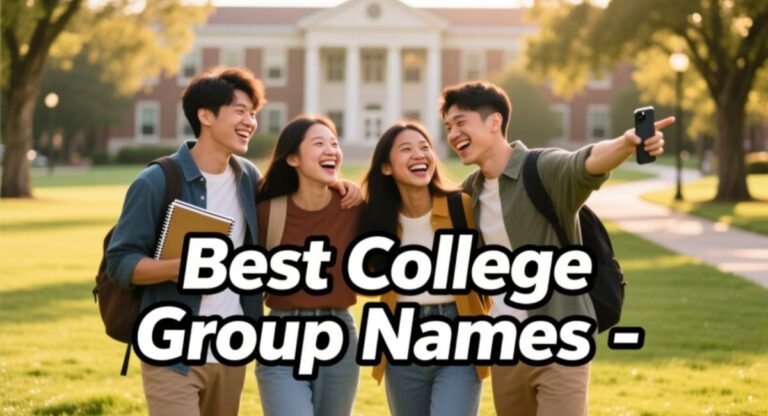 Best College Group Names: Creative, Funny & Unique Ideas for Students