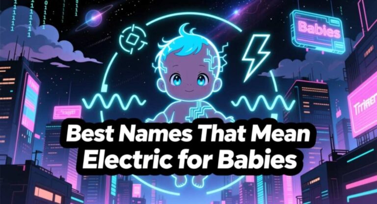 Best Names That Mean Electric for Babies | Unique, Powerful & Spark-Filled Choices