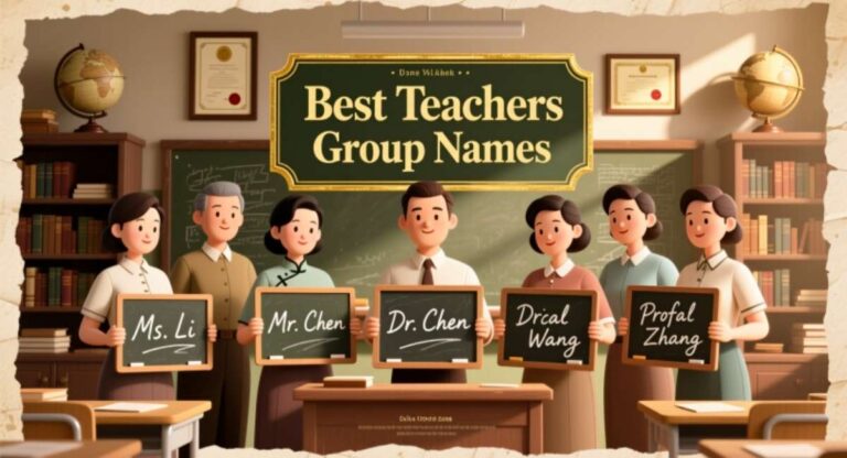 Best Teachers Group Names: Creative, Funny & Unique Ideas for Educators