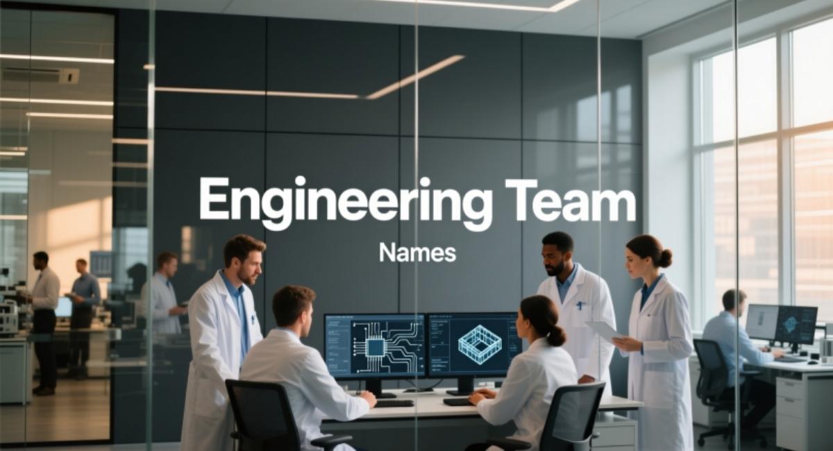 Engineering Team Names: Creative, Funny & Professional Ideas for Any Team