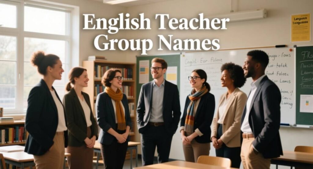 English Teacher Group Names