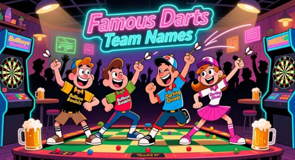 Famous Darts Team Names