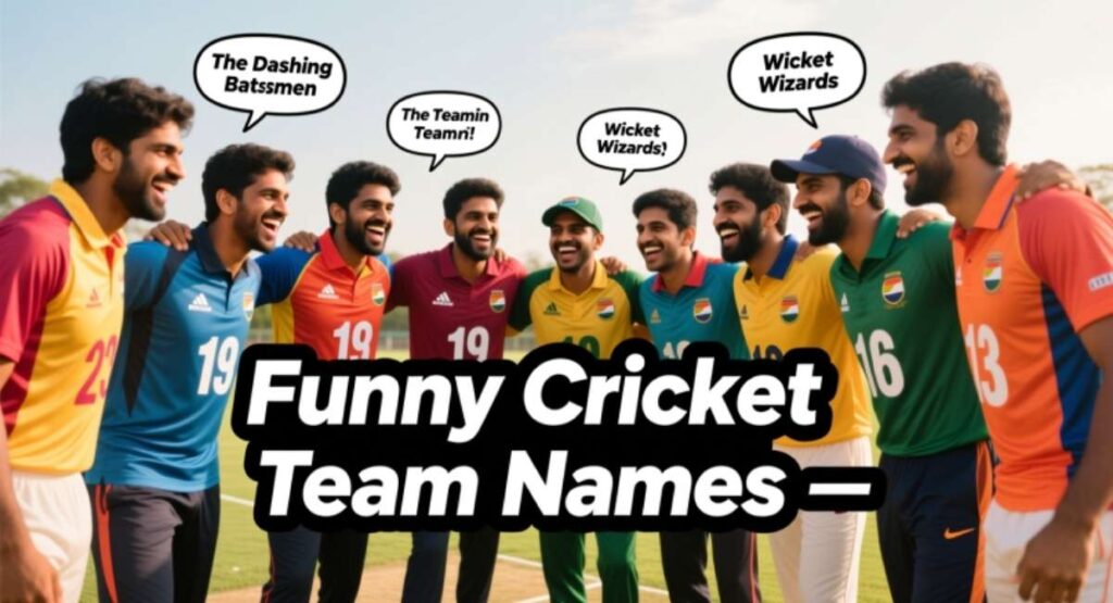 Funny Cricket Team Names