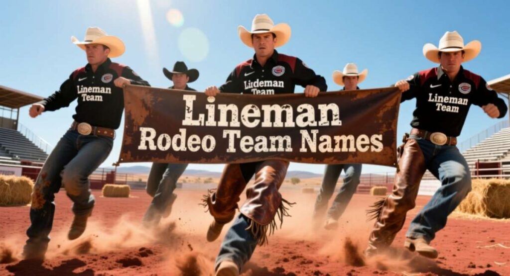 Lineman Rodeo Team Names