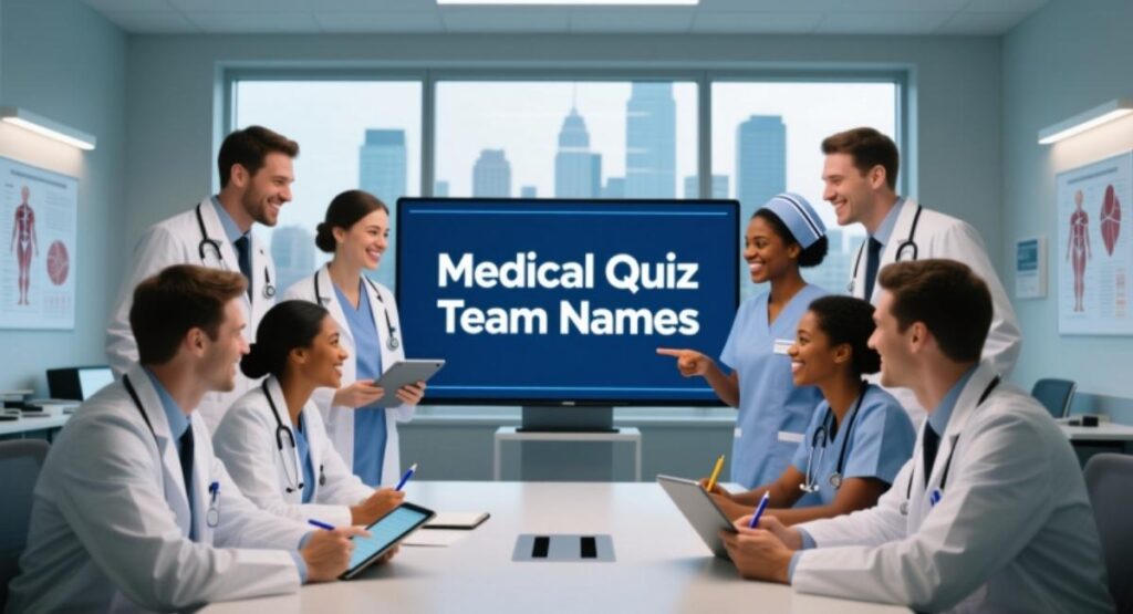 Medical Quiz Team Names