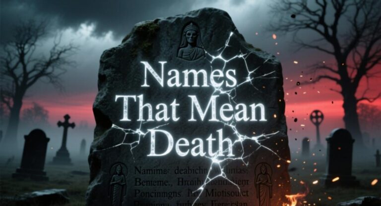 Names That Mean Death for Boys, Girls & Unisex With Powerful Meanings