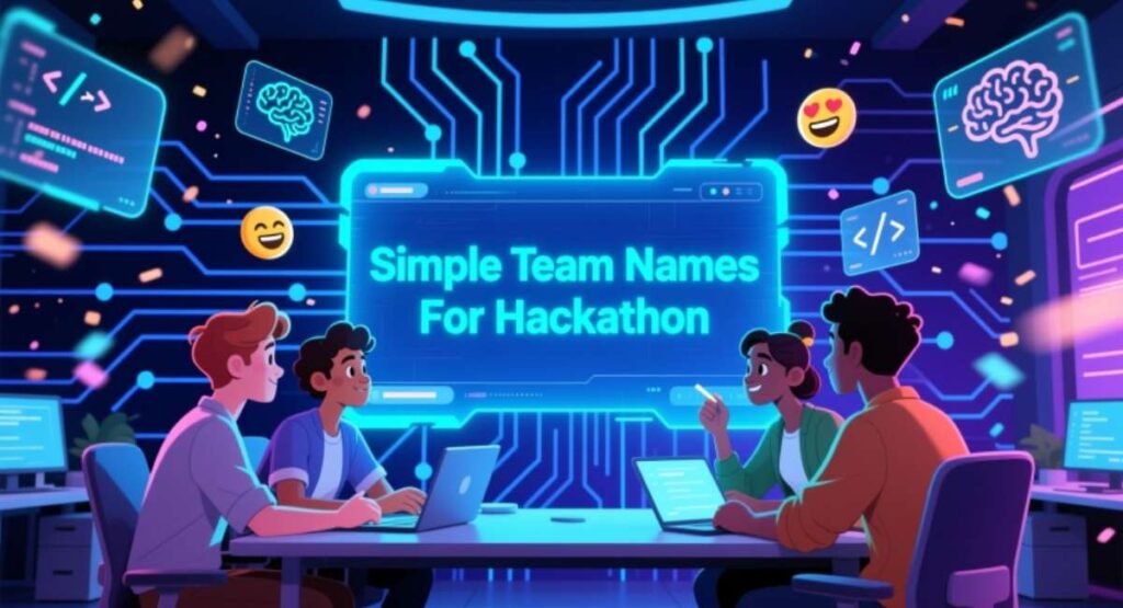 Simple Team Names For Hackathon