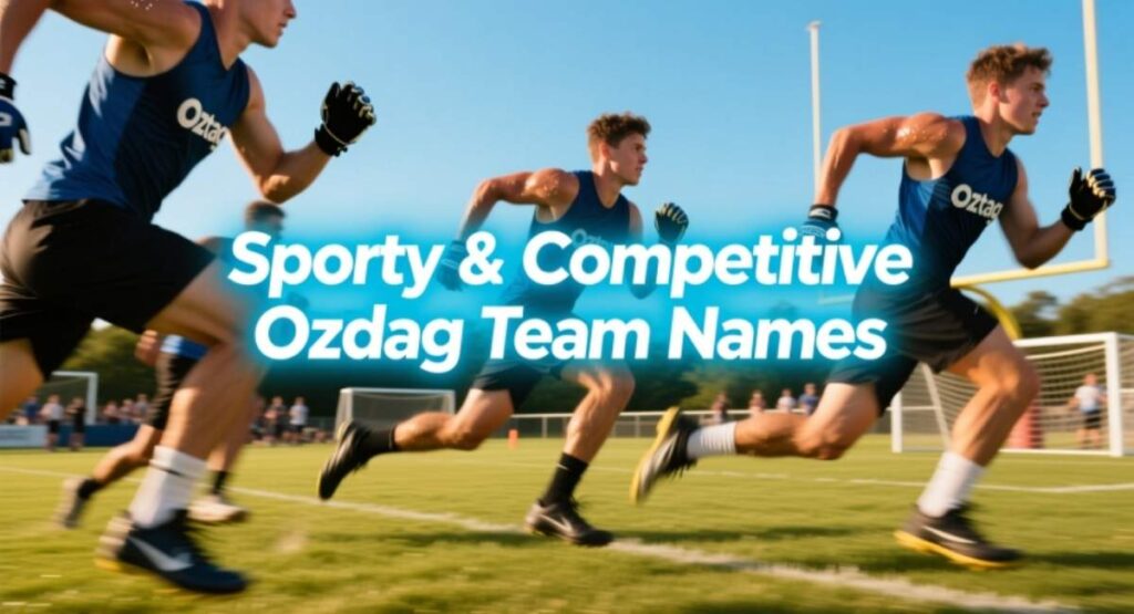 Sporty & Competitive Oztag Team Names