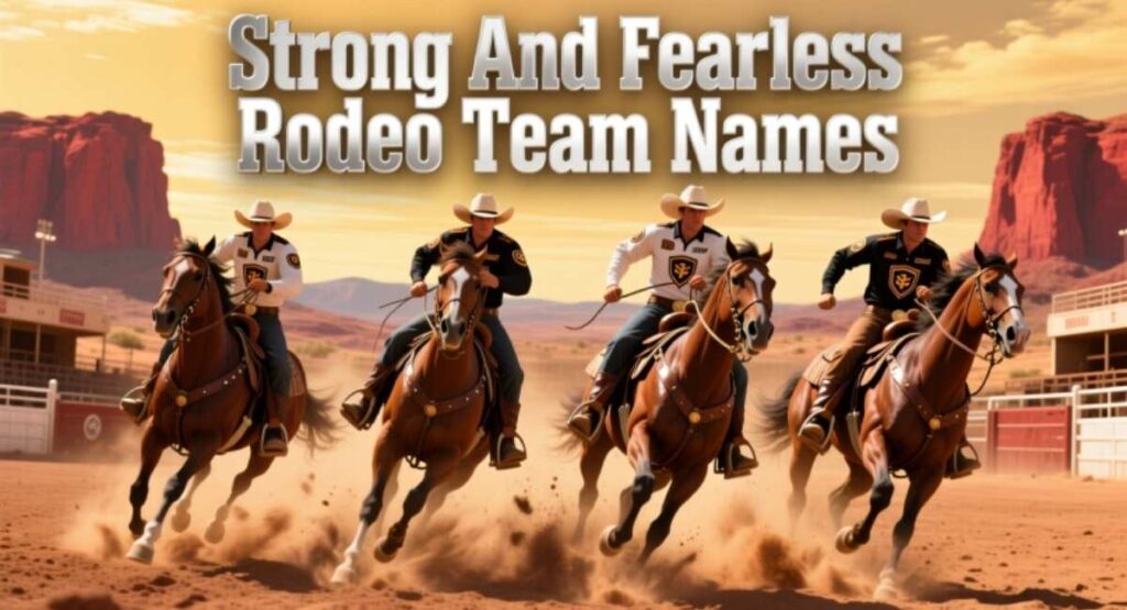 Strong And Fearless Rodeo Team Names