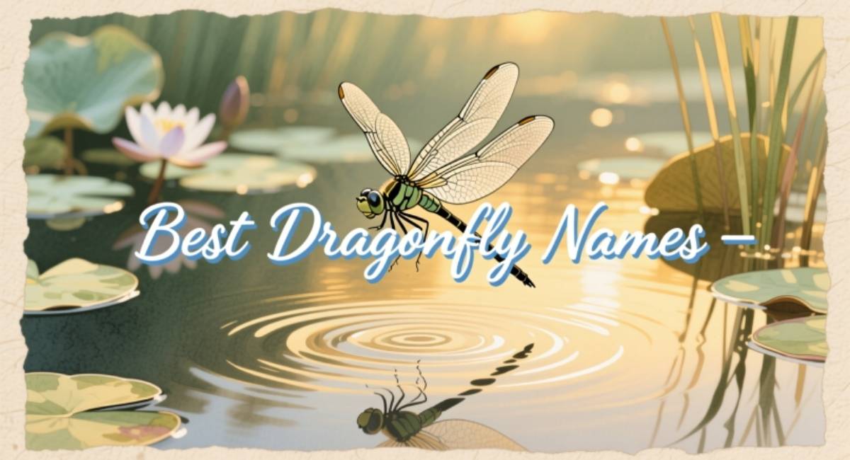 Best Dragonfly Names: Cute, Funny, Unique & Colorful Dragonfly Ideas