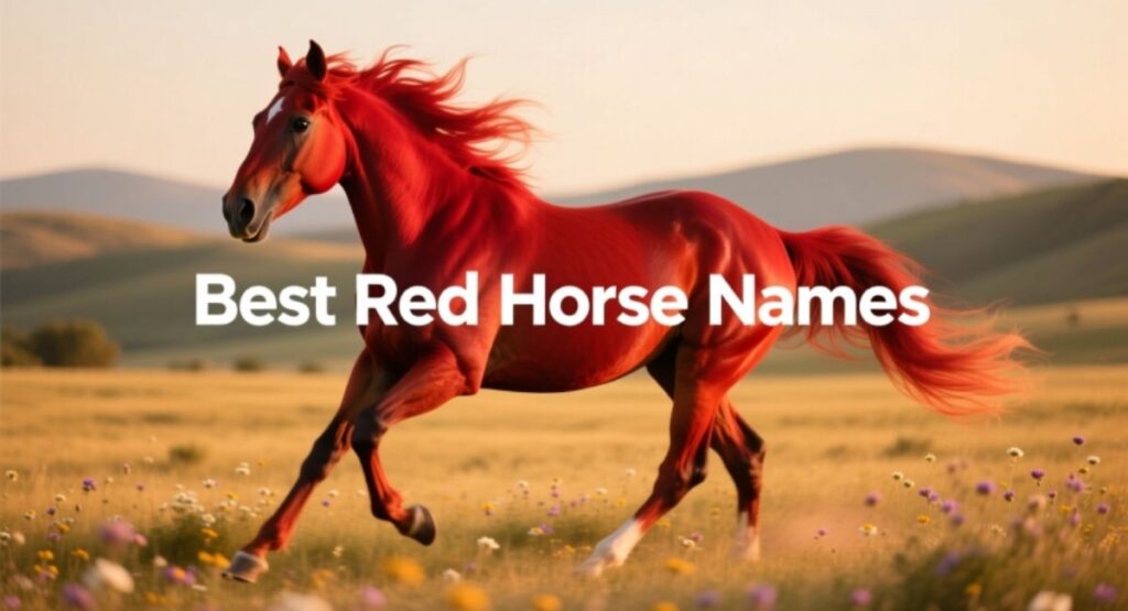 Best Red Horse Names