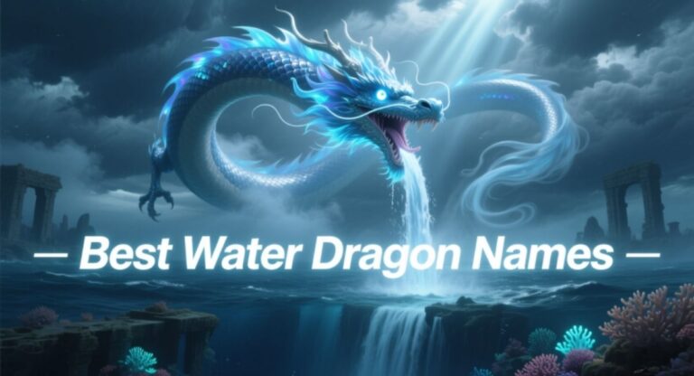 Best Water Dragon Names | Unique, Magical & Memorable Dragon Name Ideas