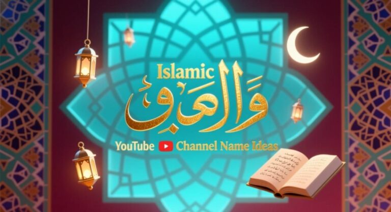 Islamic YouTube Channel Name Ideas | Catchy, Unique & Meaningful Names